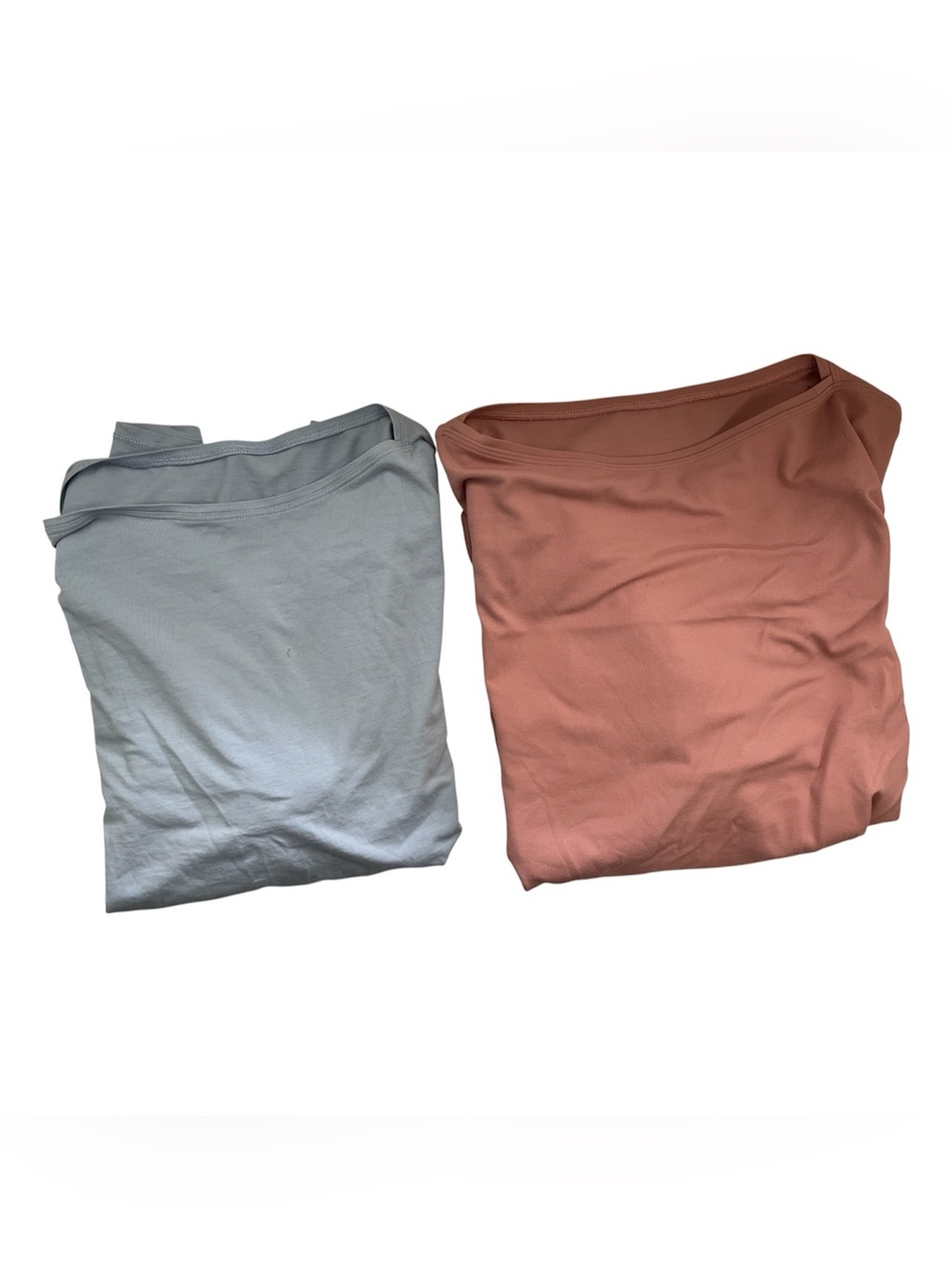 Lululemon Lot of 2 Back in Action Short Sleeve Tee Light Blue/Pink Size 8